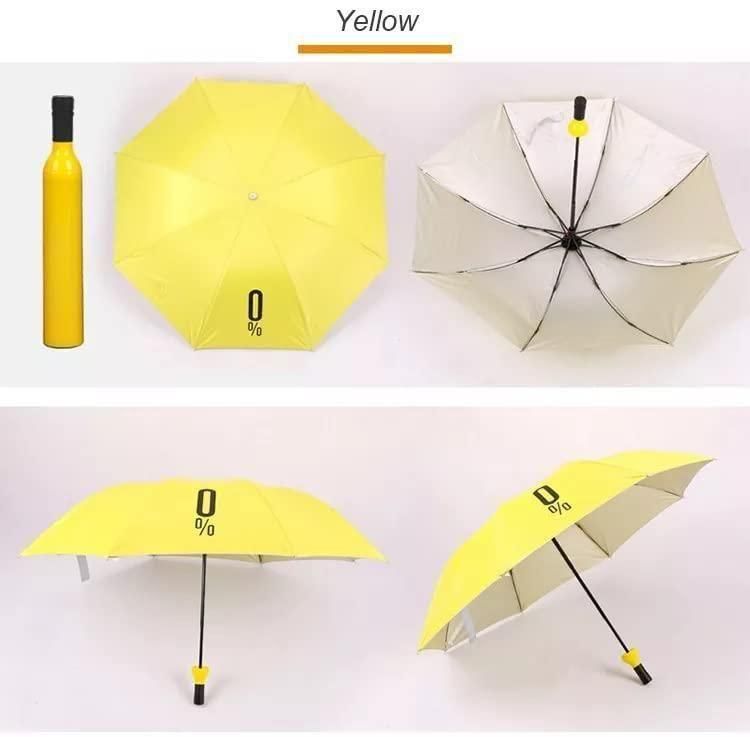 Folding Portable Umbrella with Bottle Cover